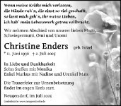 eine Anzeige