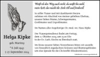 eine Anzeige